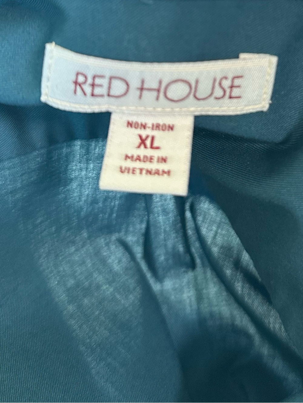 Red House Women's Teal Button-Down horseshow Shirt
